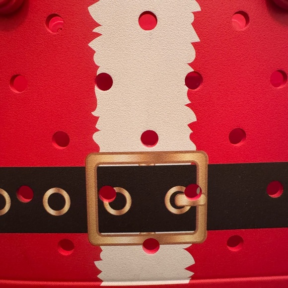 Santa Christmas Red Bogg Bag Original Large Waterproof Rubber Tote - Picture 10 of 12